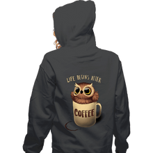 Load image into Gallery viewer, Shirts Zippered Hoodies, Unisex / Small / Dark Heather Night Owl