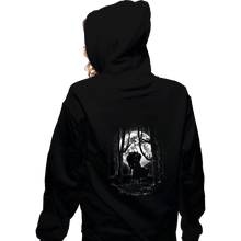 Load image into Gallery viewer, Shirts Zippered Hoodies, Unisex / Small / Black Moonlight Princess