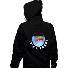 Load image into Gallery viewer, Shirts Zippered Hoodies, Unisex / Small / Black Trap Bowl