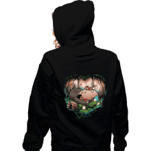 Load image into Gallery viewer, Secret_Shirts Zippered Hoodies, Unisex / Small / Black The Forest Dreamers