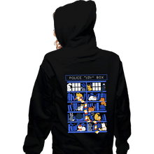Load image into Gallery viewer, Secret_Shirts Zippered Hoodies, Unisex / Small / Black The Library Box