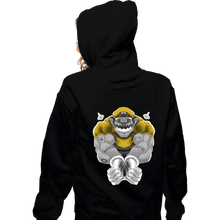 Load image into Gallery viewer, Daily_Deal_Shirts Zippered Hoodies, Unisex / Small / Black Wario Time