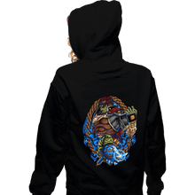 Load image into Gallery viewer, Daily_Deal_Shirts Zippered Hoodies, Unisex / Small / Black Ganondorf Crest
