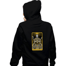 Load image into Gallery viewer, Shirts Zippered Hoodies, Unisex / Small / Black Tarot Wheel Of Fortune