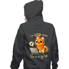 Load image into Gallery viewer, Daily_Deal_Shirts Zippered Hoodies, Unisex / Small / Dark Heather Not Your Google