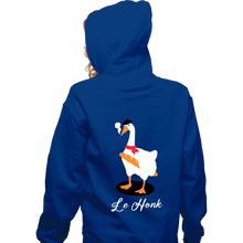Load image into Gallery viewer, Secret_Shirts Zippered Hoodies, Unisex / Small / Royal Blue Le Honk