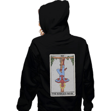 Load image into Gallery viewer, Shirts Zippered Hoodies, Unisex / Small / Black The Hanged Man