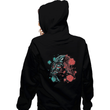 Load image into Gallery viewer, Shirts Zippered Hoodies, Unisex / Small / Black Dark Side of the Bloom