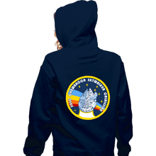 Load image into Gallery viewer, Shirts Zippered Hoodies, Unisex / Small / Navy Millenium Flight Program