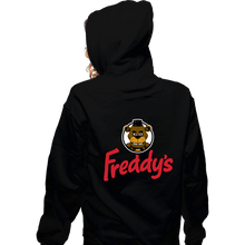 Load image into Gallery viewer, Daily_Deal_Shirts Zippered Hoodies, Unisex / Small / Black Freddy&#39;s
