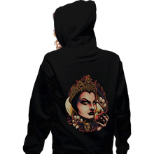 Load image into Gallery viewer, Daily_Deal_Shirts Zippered Hoodies, Unisex / Small / Black The Queen Of Envy