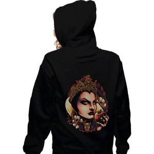 Daily_Deal_Shirts Zippered Hoodies, Unisex / Small / Black The Queen Of Envy