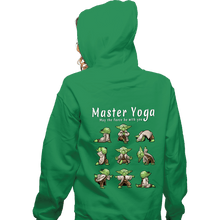 Load image into Gallery viewer, Daily_Deal_Shirts Zippered Hoodies, Unisex / Small / Irish Green Master Yoga