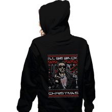 Load image into Gallery viewer, Daily_Deal_Shirts Zippered Hoodies, Unisex / Small / Black A Very Cyber Christmas