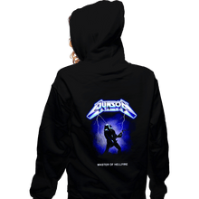 Load image into Gallery viewer, Secret_Shirts Zippered Hoodies, Unisex / Small / Black Master Of Hellfire