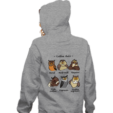 Load image into Gallery viewer, Daily_Deal_Shirts Zippered Hoodies, Unisex / Small / Sports Grey Coffee Owls
