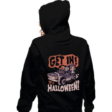Load image into Gallery viewer, Shirts Zippered Hoodies, Unisex / Small / Black Get In It's Halloween