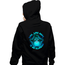 Load image into Gallery viewer, Daily_Deal_Shirts Zippered Hoodies, Unisex / Small / Black Time Is An Illusion
