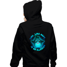 Load image into Gallery viewer, Daily_Deal_Shirts Zippered Hoodies, Unisex / Small / Black Time Is An Illusion