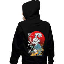 Load image into Gallery viewer, Shirts Zippered Hoodies, Unisex / Small / Black Fighter Rabbit