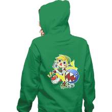Load image into Gallery viewer, Shirts Zippered Hoodies, Unisex / Small / Irish Green Walkies
