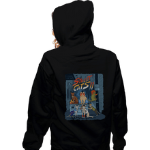 Load image into Gallery viewer, Shirts Zippered Hoodies, Unisex / Small / Black Street Cats II

