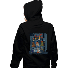 Load image into Gallery viewer, Shirts Zippered Hoodies, Unisex / Small / Black Street Cats II