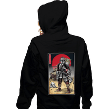 Load image into Gallery viewer, Daily_Deal_Shirts Zippered Hoodies, Unisex / Small / Black Lone Ronin And Cub

