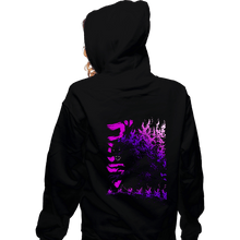 Load image into Gallery viewer, Secret_Shirts Zippered Hoodies, Unisex / Small / Black Millenium Godzilla