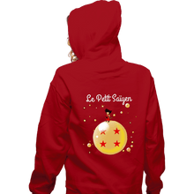 Load image into Gallery viewer, Shirts Zippered Hoodies, Unisex / Small / Red Le Petit Saiyen
