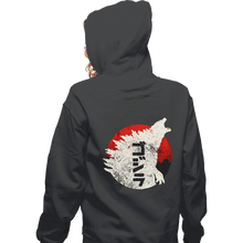 Load image into Gallery viewer, Secret_Shirts Zippered Hoodies, Unisex / Small / Dark Heather Kaiju Through Japan
