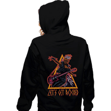 Load image into Gallery viewer, Secret_Shirts Zippered Hoodies, Unisex / Small / Black Get Rocked!