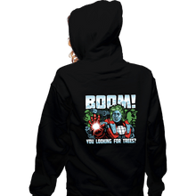 Load image into Gallery viewer, Secret_Shirts Zippered Hoodies, Unisex / Small / Black The Captain Machine