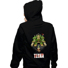 Load image into Gallery viewer, Daily_Deal_Shirts Zippered Hoodies, Unisex / Small / Black Terra