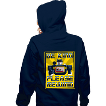 Load image into Gallery viewer, Daily_Deal_Shirts Zippered Hoodies, Unisex / Small / Navy Be Kind Please Rewind