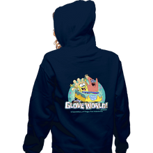 Load image into Gallery viewer, Secret_Shirts Zippered Hoodies, Unisex / Small / Navy Glove World