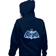 Load image into Gallery viewer, Daily_Deal_Shirts Zippered Hoodies, Unisex / Small / Navy Batdad