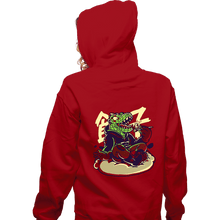 Load image into Gallery viewer, Secret_Shirts Zippered Hoodies, Unisex / Small / Red Gyoza Love