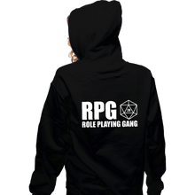 Load image into Gallery viewer, Shirts Zippered Hoodies, Unisex / Small / Black Role Playing Gang