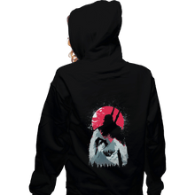 Load image into Gallery viewer, Shirts Zippered Hoodies, Unisex / Small / Black Wild Sunset