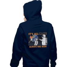 Load image into Gallery viewer, Shirts Pullover Hoodies, Unisex / Small / Navy It's All Cake