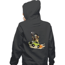 Load image into Gallery viewer, Daily_Deal_Shirts Zippered Hoodies, Unisex / Small / Dark Heather Bean Fink