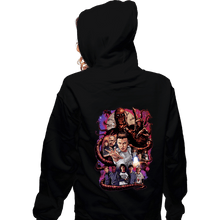 Load image into Gallery viewer, Daily_Deal_Shirts Zippered Hoodies, Unisex / Small / Black Hawkins Things
