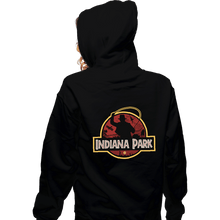 Load image into Gallery viewer, Secret_Shirts Zippered Hoodies, Unisex / Small / Black Indiana Park