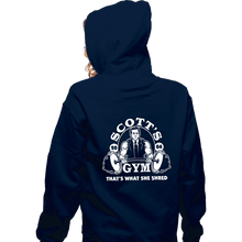 Load image into Gallery viewer, Shirts Zippered Hoodies, Unisex / Small / Navy Scott's Gym