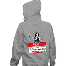 Load image into Gallery viewer, Daily_Deal_Shirts Zippered Hoodies, Unisex / Small / Sports Grey Inigo Hello