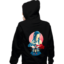 Load image into Gallery viewer, Daily_Deal_Shirts Zippered Hoodies, Unisex / Small / Black Seventh Heaven's Fist