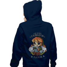 Load image into Gallery viewer, Shirts Zippered Hoodies, Unisex / Small / Navy One More Dungeon