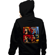 Load image into Gallery viewer, Daily_Deal_Shirts Zippered Hoodies, Unisex / Small / Black The Four Emperors