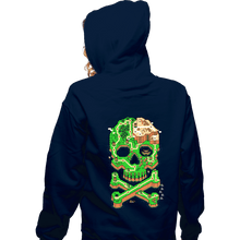 Load image into Gallery viewer, Secret_Shirts Zippered Hoodies, Unisex / Small / Navy Jolly Plumber!
